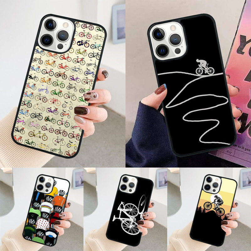 Cycling Quote - BIKE CYCLING art Phone Case For