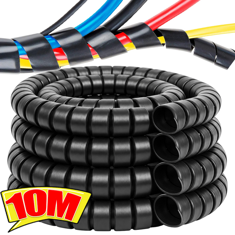 Cable Lock Flexible - Spiral Cable Wire Wrap Cable Wire
