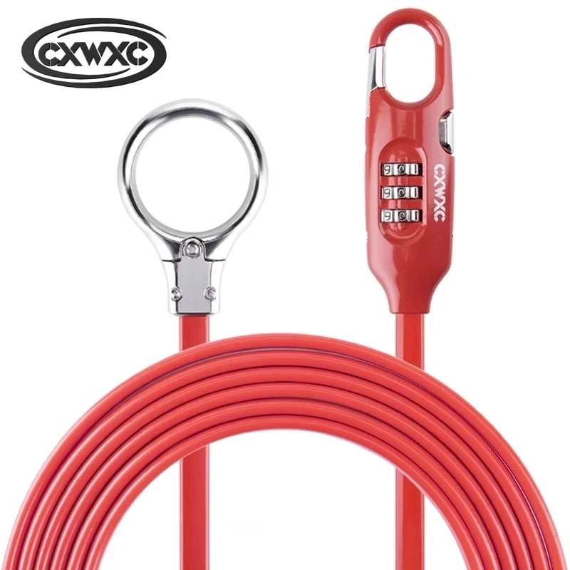 Bicycle Portable Password Lock - Cable Lock Flexible ulasan dan harga