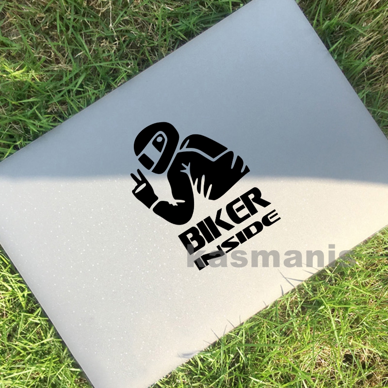 Biker Girl Inside Vinyl Sticke - Cycling Quote ulasan dan harga