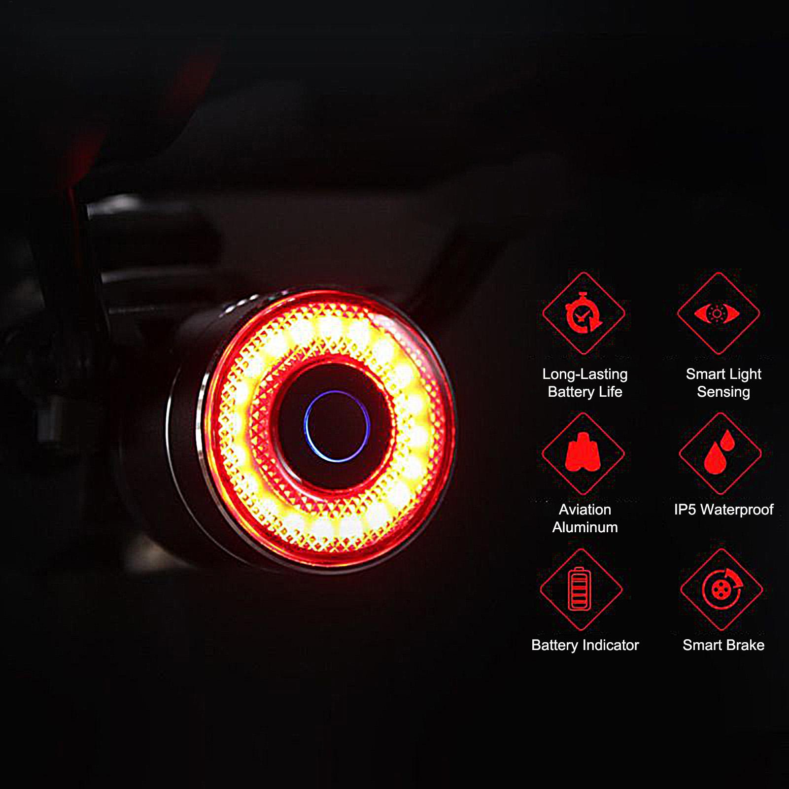 Bicycle Brake Light Smart Bike - Cycling For Commute ulasan dan harga