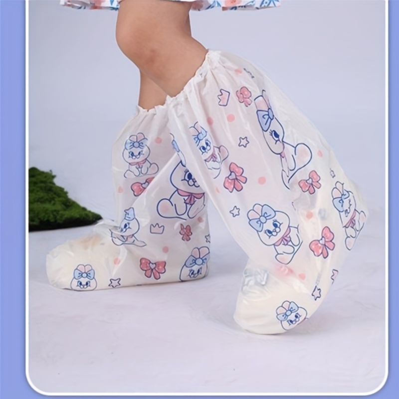 10pc Cartoon Rabbit Shoe Cover - Cycling Shoes For Commute ulasan dan harga