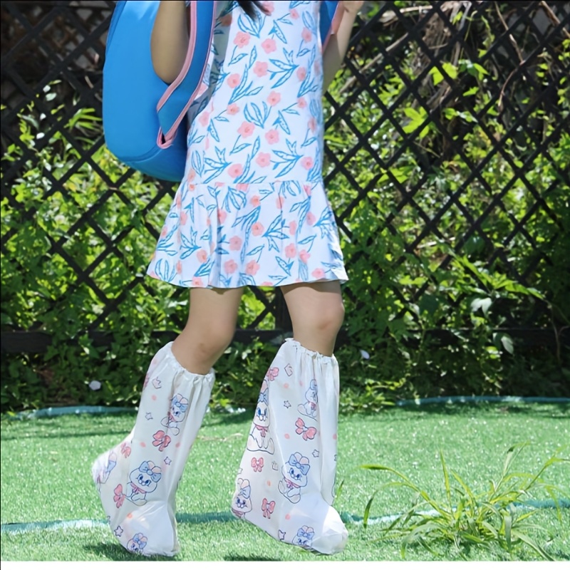 10pc Cartoon Rabbit Shoe Cover - Cycling Shoes For Commute ulasan dan harga