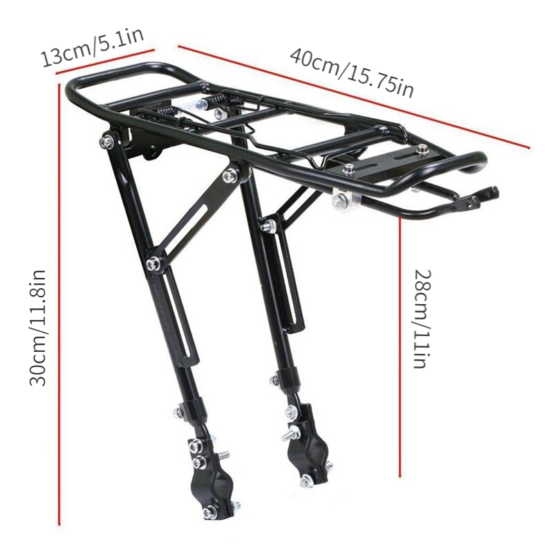 1PC Alloy Rear Bicycle  Rack C - Cycling Commute Bag ulasan dan harga