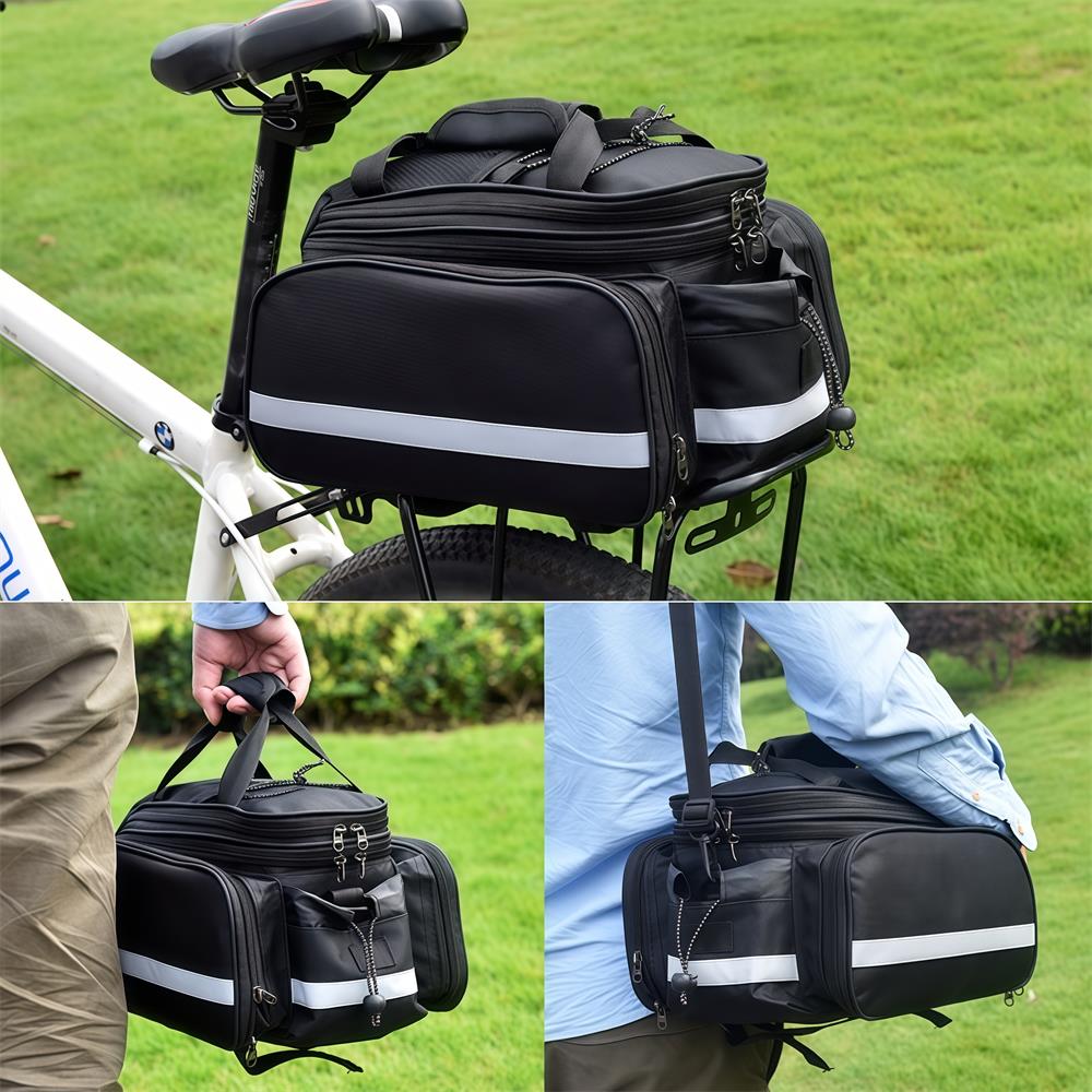 Bike Rear Rack Bag Bicycle Tru - Cycling Commute Rain ulasan dan harga