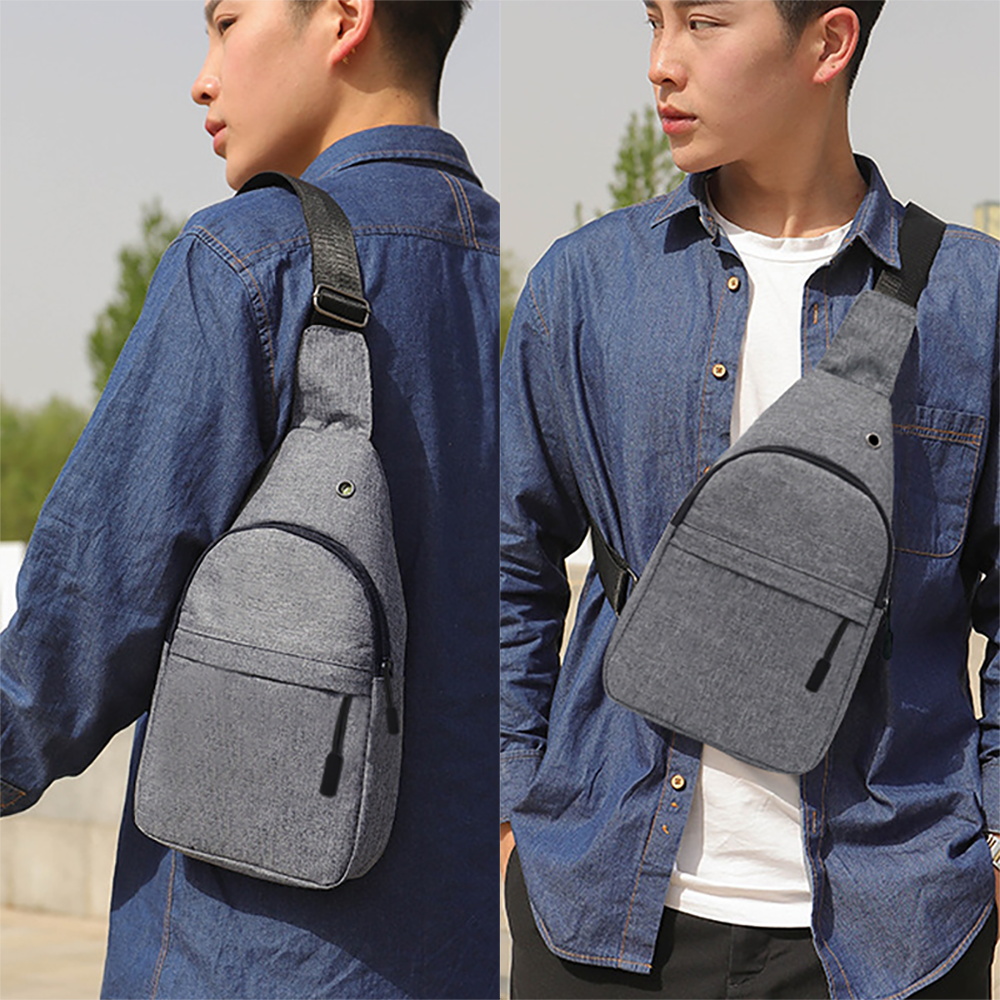 Single Shoulder Men Chest Bags - Cycling Commute Bag ulasan dan harga