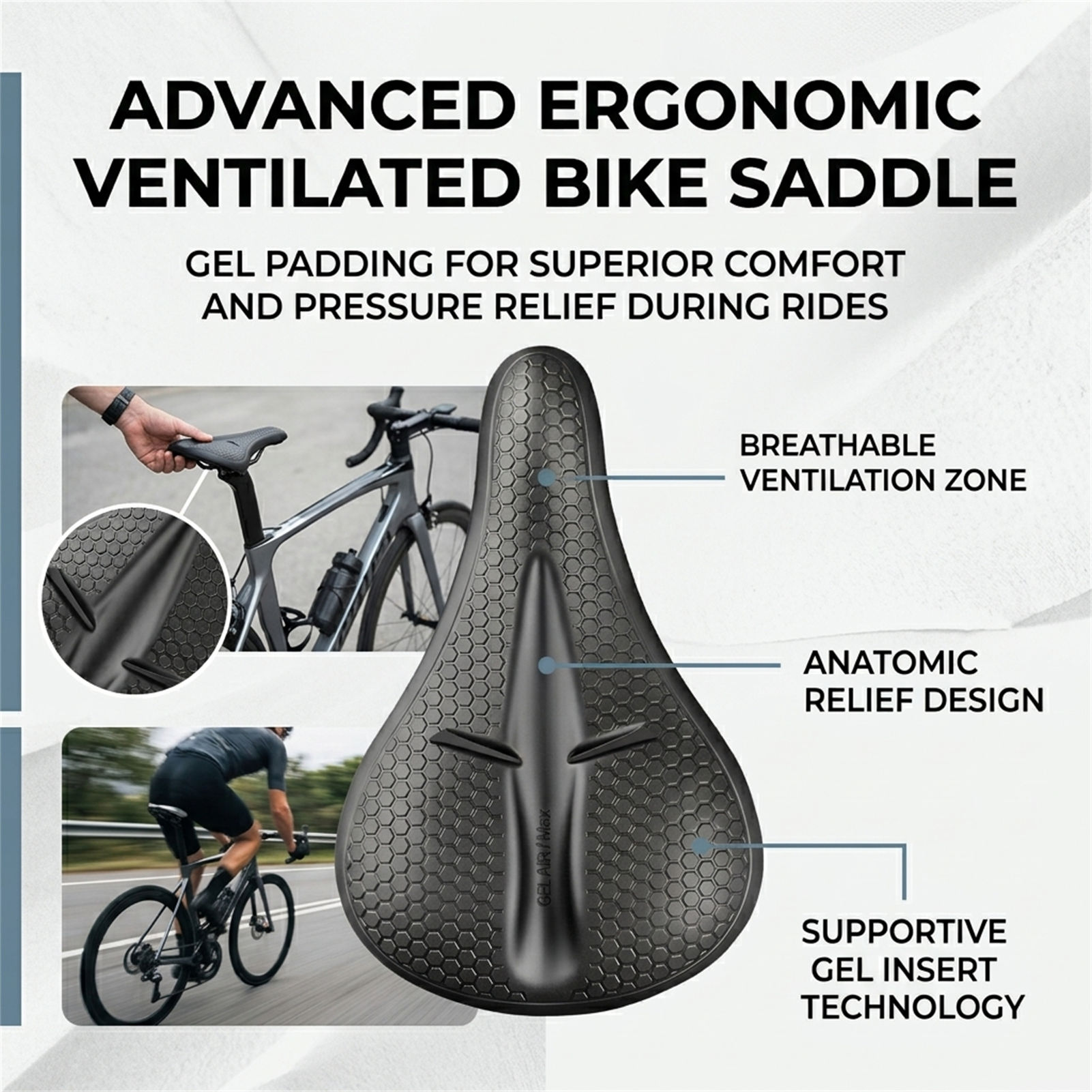 Silicone Bicycle Seat Cover Th - Cycling For Commute ulasan dan harga