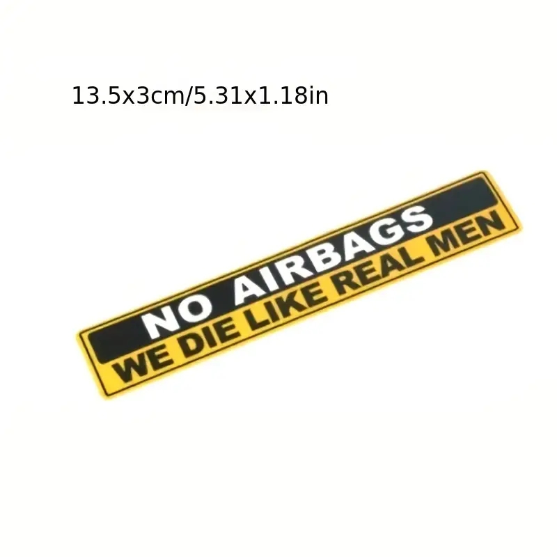 2pcs Caution NO AIRBAGS We Die - Cycling Quote ulasan dan harga