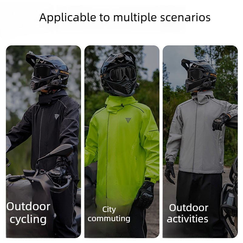 Motorcycle Rain Suit Waterproo - Cycling Commute Rain ulasan dan harga