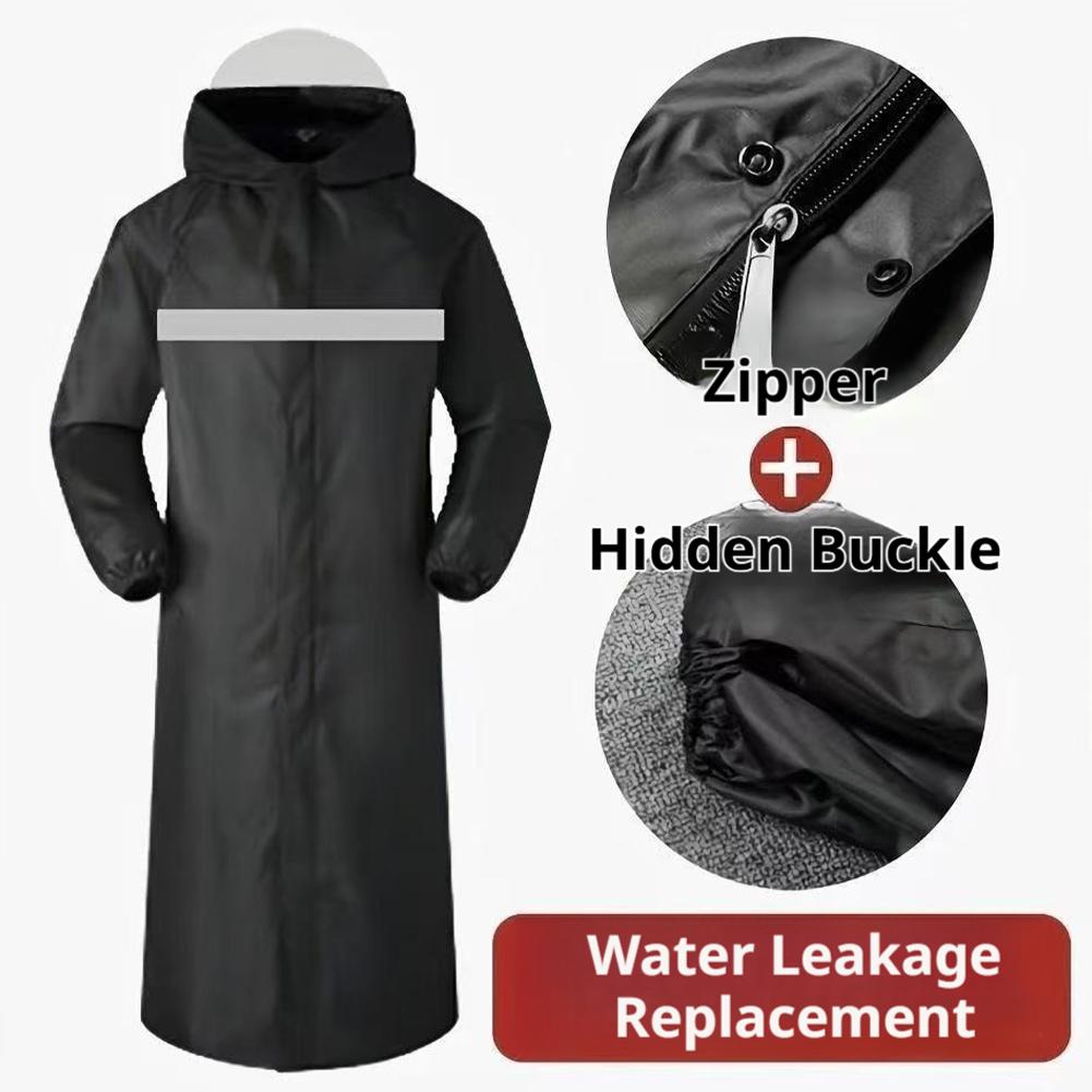 Waterproof Hooded Rain Poncho, - Cycling Commute Rain ulasan dan harga