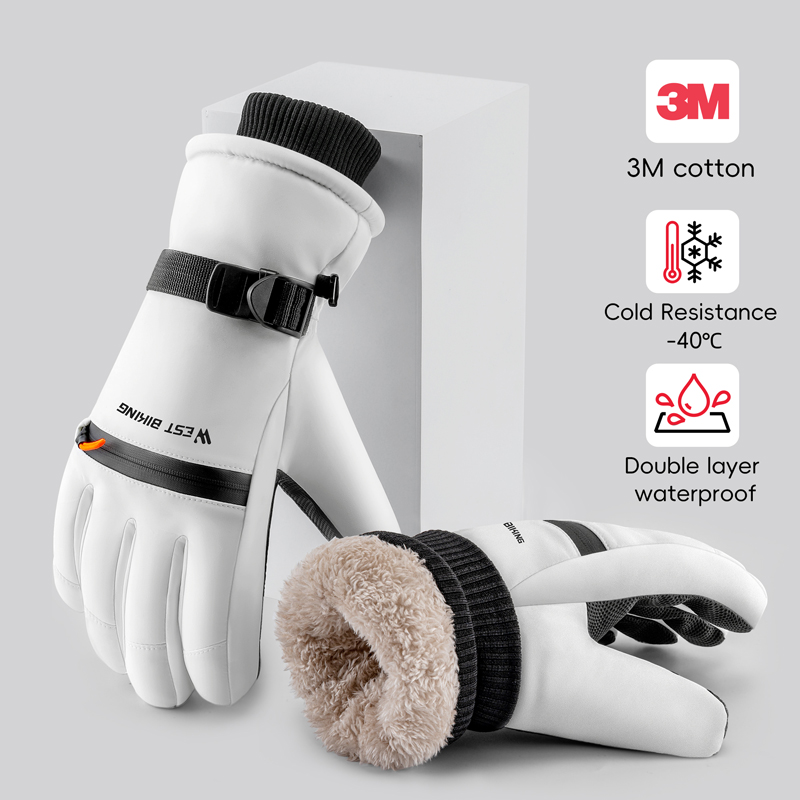 WEST BIKING 3M Cotton Ski Glov - Winter Cycling Commute Gear ulasan dan harga