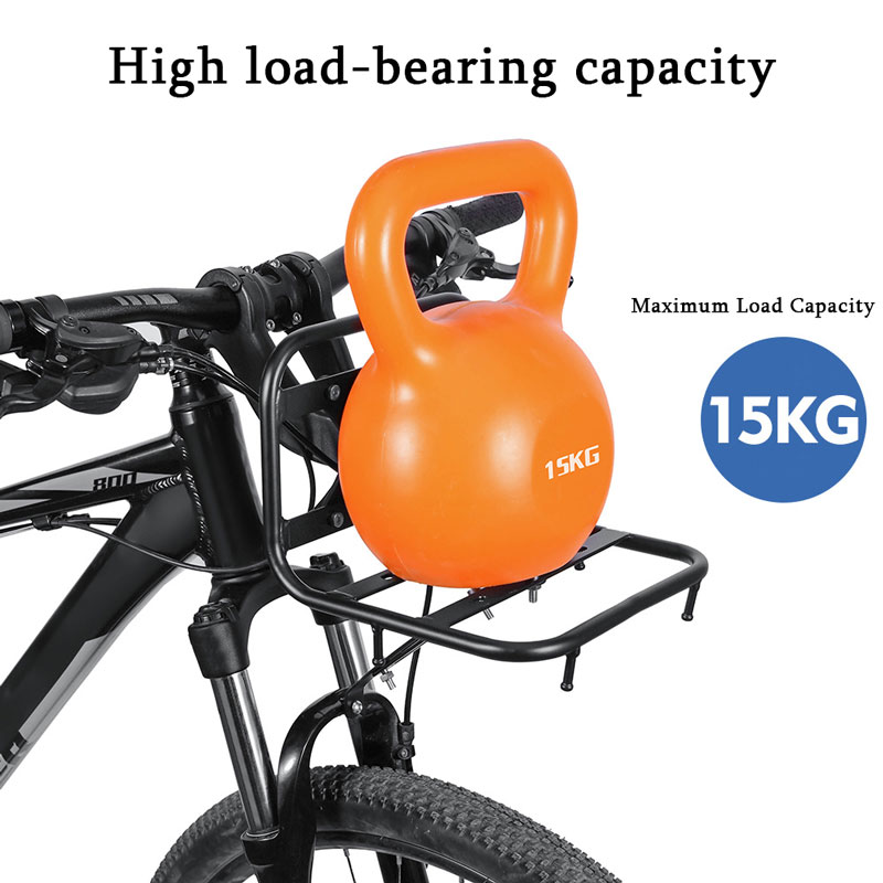 Bicycle Front Rack Aluminum Al - Cycling Commute Bag ulasan dan harga