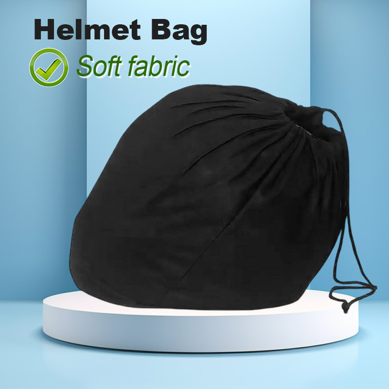 Soft Helmet Bag Plush Drawstri - Cycling Commute Bag ulasan dan harga